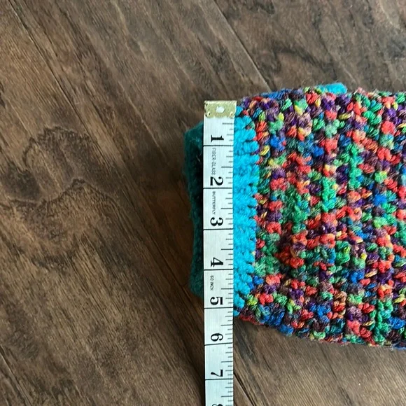 Handmade Colorful Crocheted Dog Sweater - Picture 4 of 6